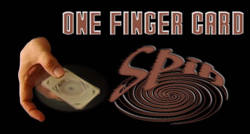 One Finger Card Spin